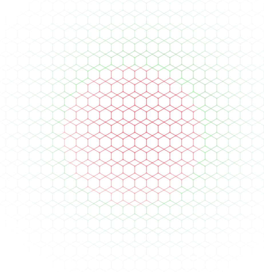 Fundo com colmeias coloridas
