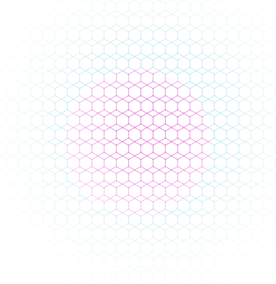 Fundo com colmeias coloridas