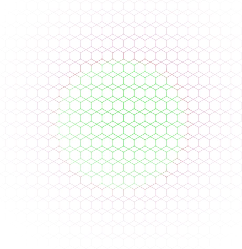 Fundo com colmeias coloridas