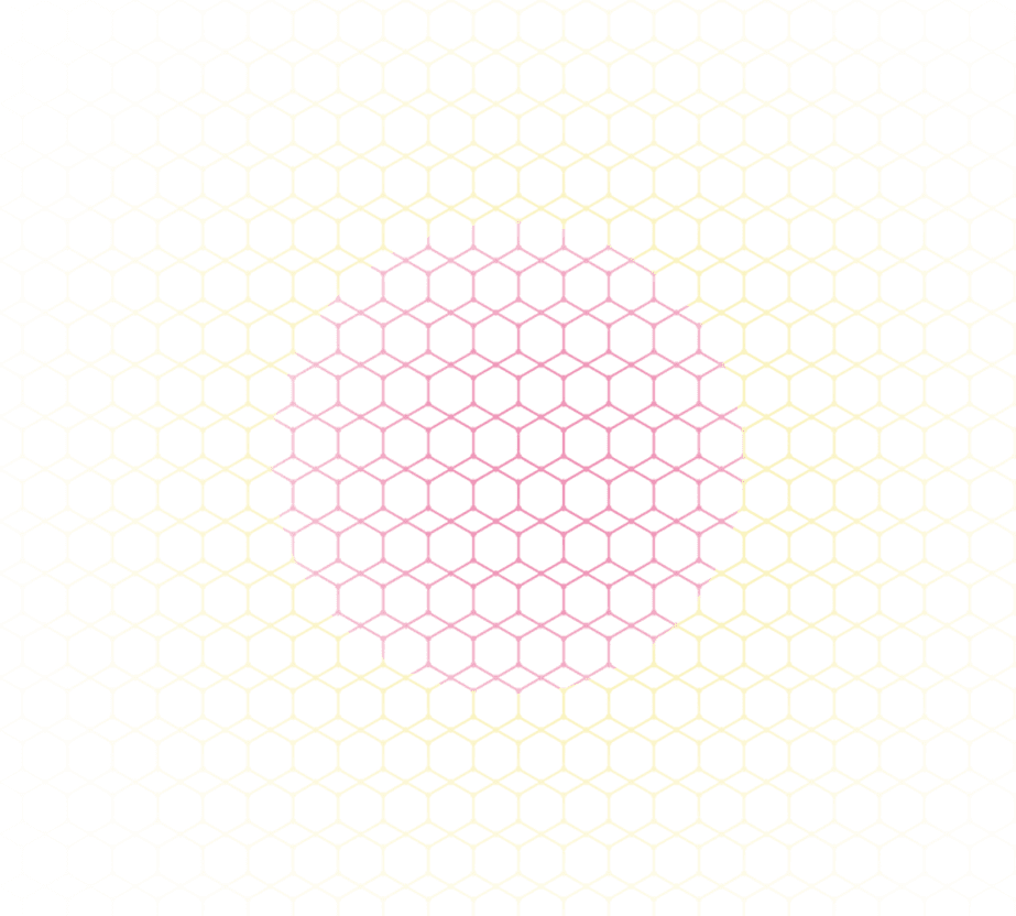 Fundo com colmeias coloridas